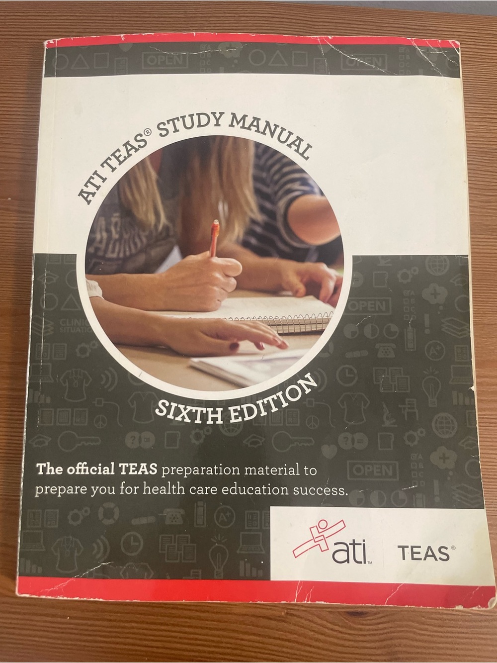 TEAS Study Manual, Sixth Edition - Gray/White